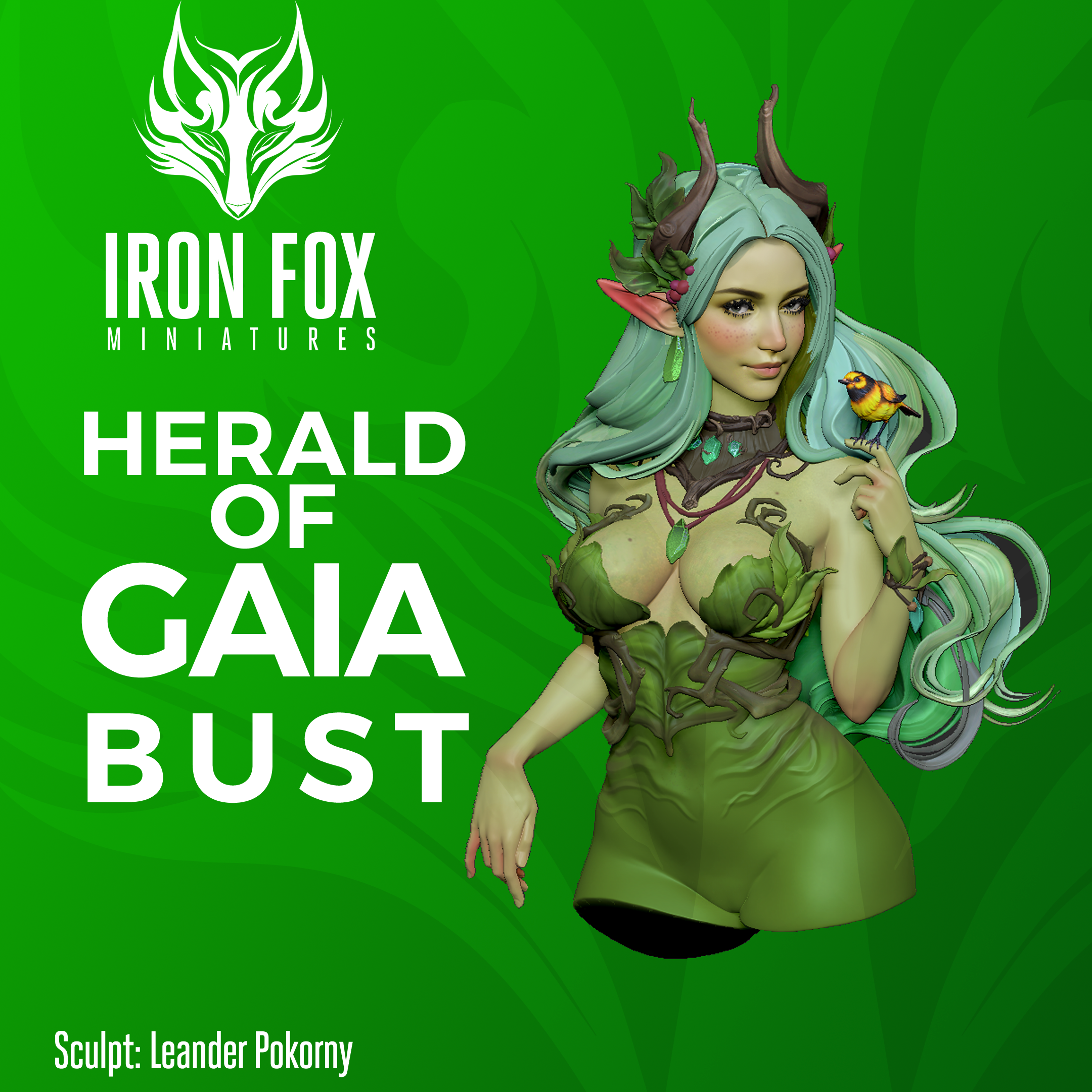 Herald of Gaia Bust - Essence of Eternity